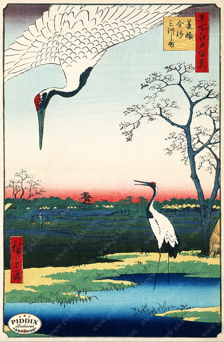 PDXC1062 -- Japanese Woodblocks 1850s Color Illustration
