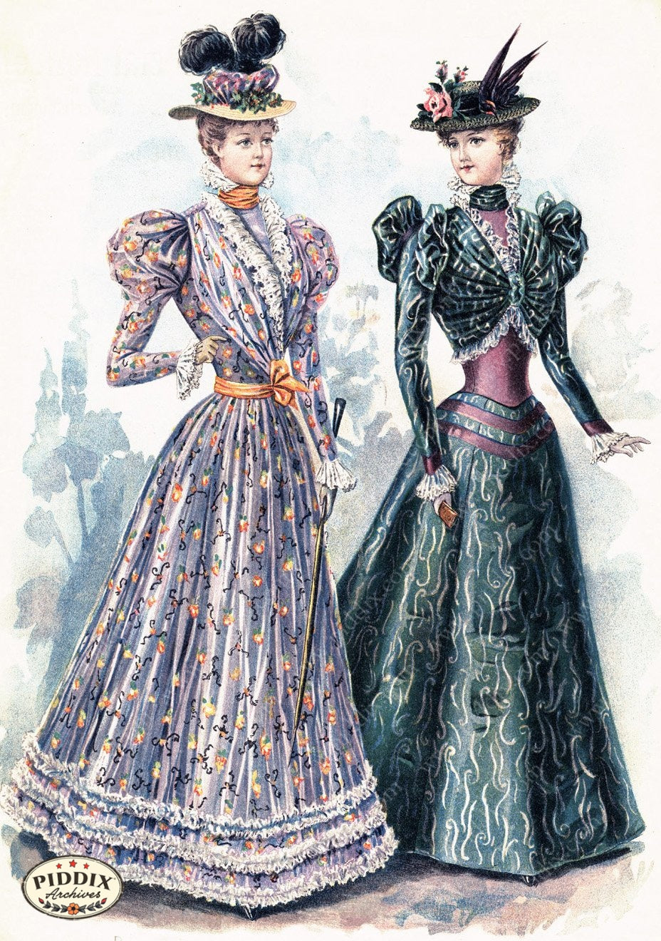 Pdxc11660 -- American Fashion Color Illustration