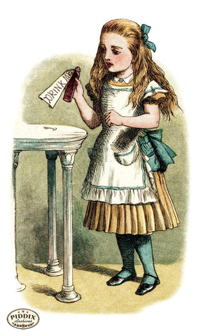 Pdxc1184 -- Alice In Wonderland Color Illustration
