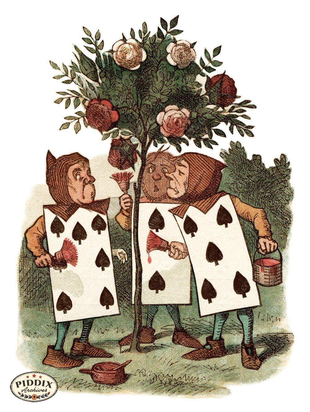 Pdxc1194 -- Alice In Wonderland Color Illustration