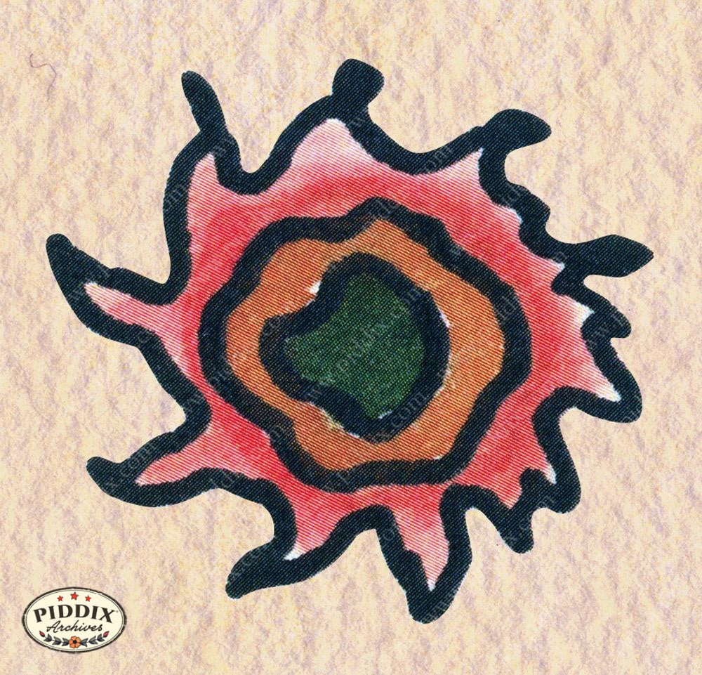 Pdxc12119 -- Retro Tattoos Color Illustration