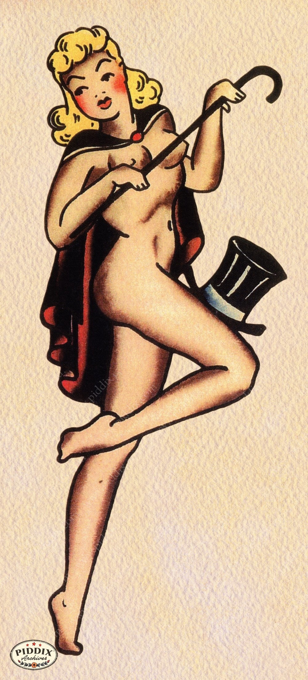 Pdxc12234 -- Retro Tattoos Color Illustration