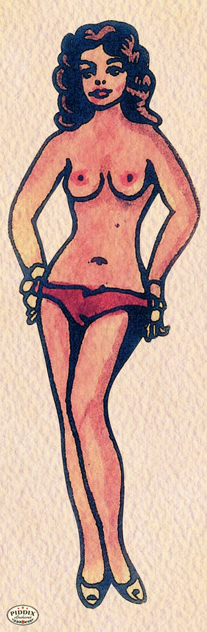 Pdxc12360 -- Retro Tattoos Color Illustration