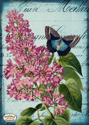 Pdxc12495B Flight & Flowers Original Collage