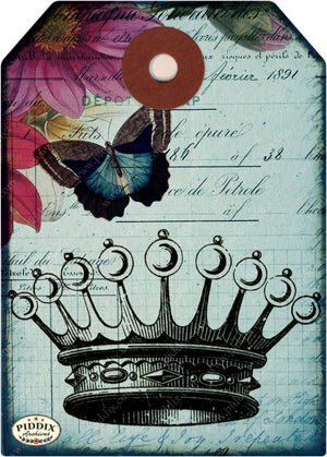 Pdxc12498A B & C -- Flight Flowers Original Collage