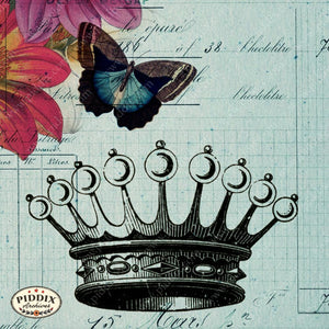 Pdxc12498A B & C -- Flight Flowers Original Collage