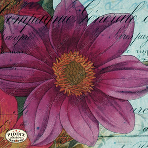 Pdxc12499C -- Flight & Flowers Original Collage