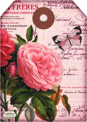 Pdxc12504A & B -- Flight Flowers Original Collage