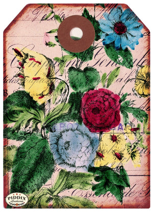 Pdxc12513A & B -- Flight Flowers Original Collage