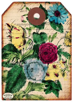 Pdxc12513A & B -- Flight Flowers Original Collage
