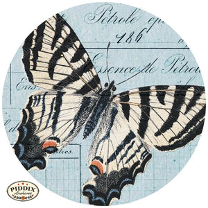 Pdxc12514A B C & D -- Flight Flowers Original Collage