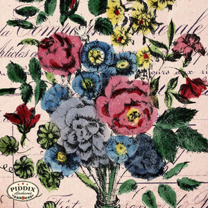 Pdxc12515A & B -- Flight Flowers Original Collage
