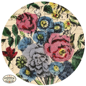 Pdxc12515A & B -- Flight Flowers Original Collage