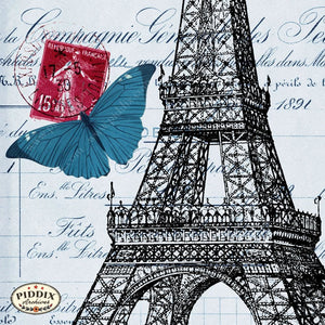 Pdxc12519A & E -- Flight Flowers Original Collage