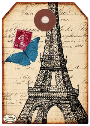 Pdxc12519F -- Flight & Flowers Original Collage