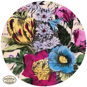 Pdxc12521 -- Flight & Flowers Original Collage