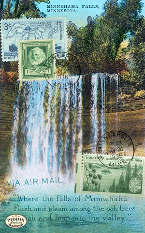 Pdxc13831A -- Travel Postcards Original Collage