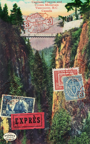 Pdxc13902A -- Travel Postcards Original Collage