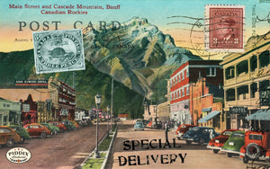 Pdxc13936B -- Travel Postcards Original Collage