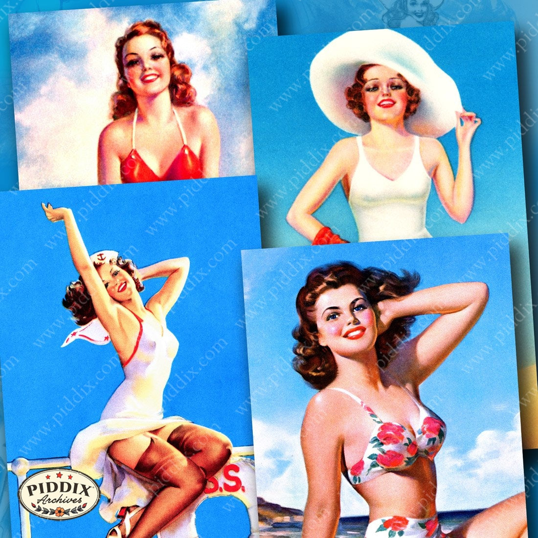 Pdxc14194 -- Pin-Ups Color Illustration