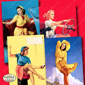 Pdxc14195 -- Pin-Ups Color Illustration