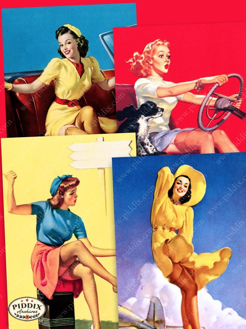 Pdxc14195 -- Pin-Ups Color Illustration