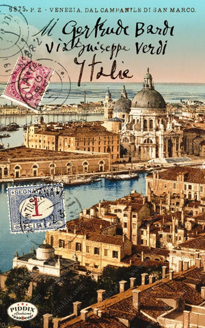 Pdxc14813 -- Travel Postcards Original Collage