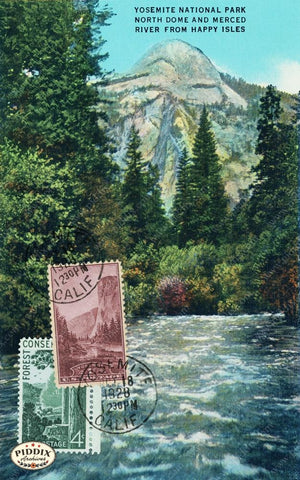 Pdxc14825 -- Travel Postcards Original Collage