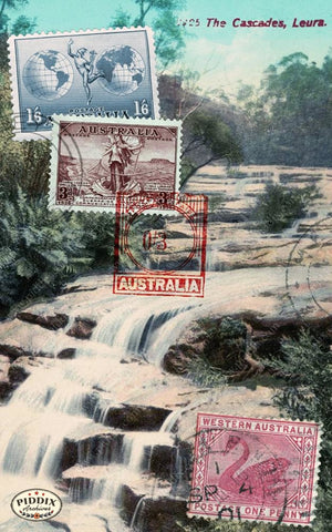Pdxc14913 -- Travel Postcards Original Collage