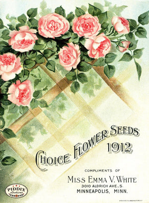Pdxc1530 -- Vintage Rose Culture Catalogs Color Illustration