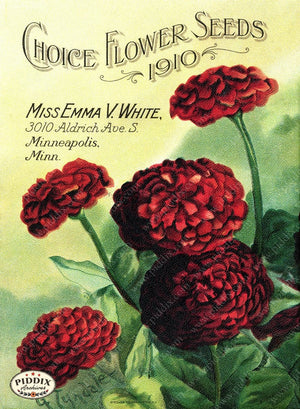 Pdxc1532 -- Seed Catalog Flowers Color Illustration