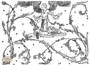 Pdxc15526-- Black & White Fairy Tales Black & White Engraving