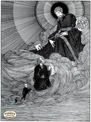 PDXC15536-- Black & White Fairy Tales Black & White Engraving