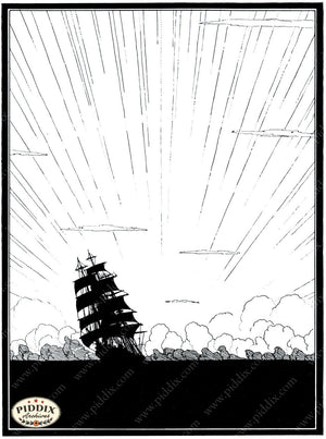 PDXC15540-- Black & White Fairy Tales Black & White Engraving