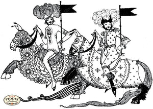 PDXC15546-- Black & White Fairy Tales Black & White Engraving