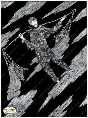 PDXC15557-- Black & White Fairy Tales Black & White Engraving