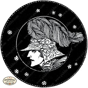 PDXC15559-- Black & White Fairy Tales Black & White Engraving