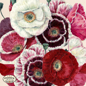Pdxc1558 -- Pink Red Purple Flower Pattern