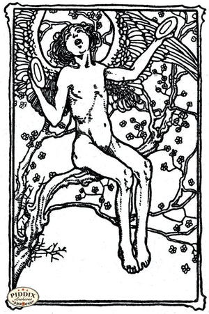 Pdxc15582 -- Black & White Fairy Tales Black & White Engraving