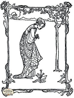 Pdxc15652-- Black & White Fairy Tales Black & White Engraving