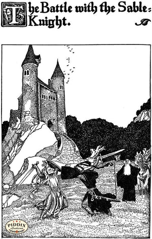 PDXC15820-- Black & White Fairy Tales Black & White Engraving