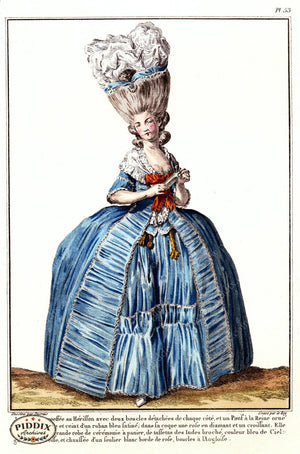 Pdxc1590 -- French Fashion Color Illustration