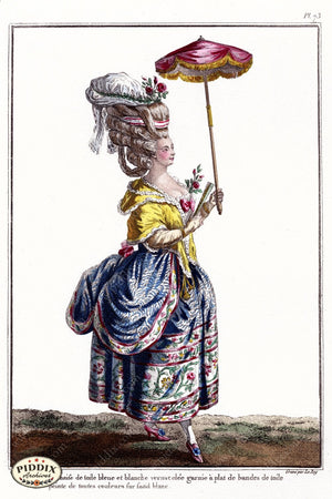 Pdxc1591 -- French Fashion Color Illustration