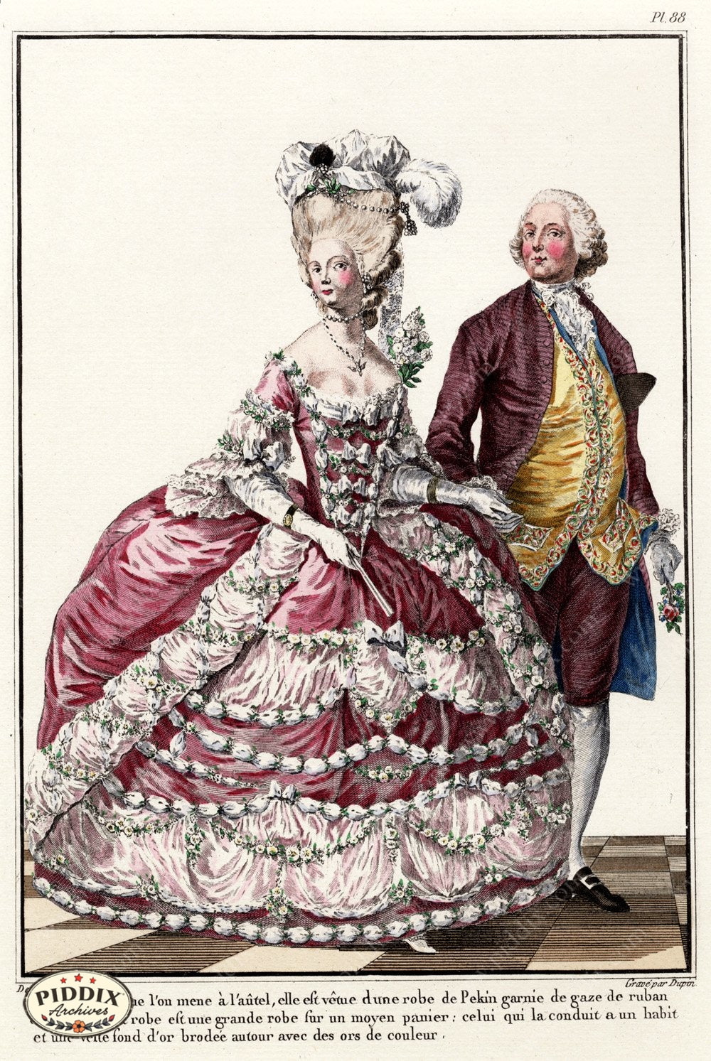 PDXC1598 -- French Fashion - piddix PDXC1598 -- French Fashion - piddix