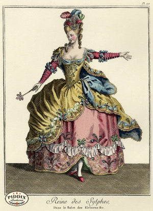 Pdxc1603 -- French Fashion Color Illustration