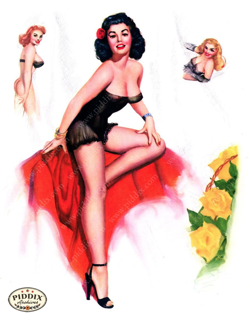 Pdxc16036 -- Pin-Ups Color Illustration