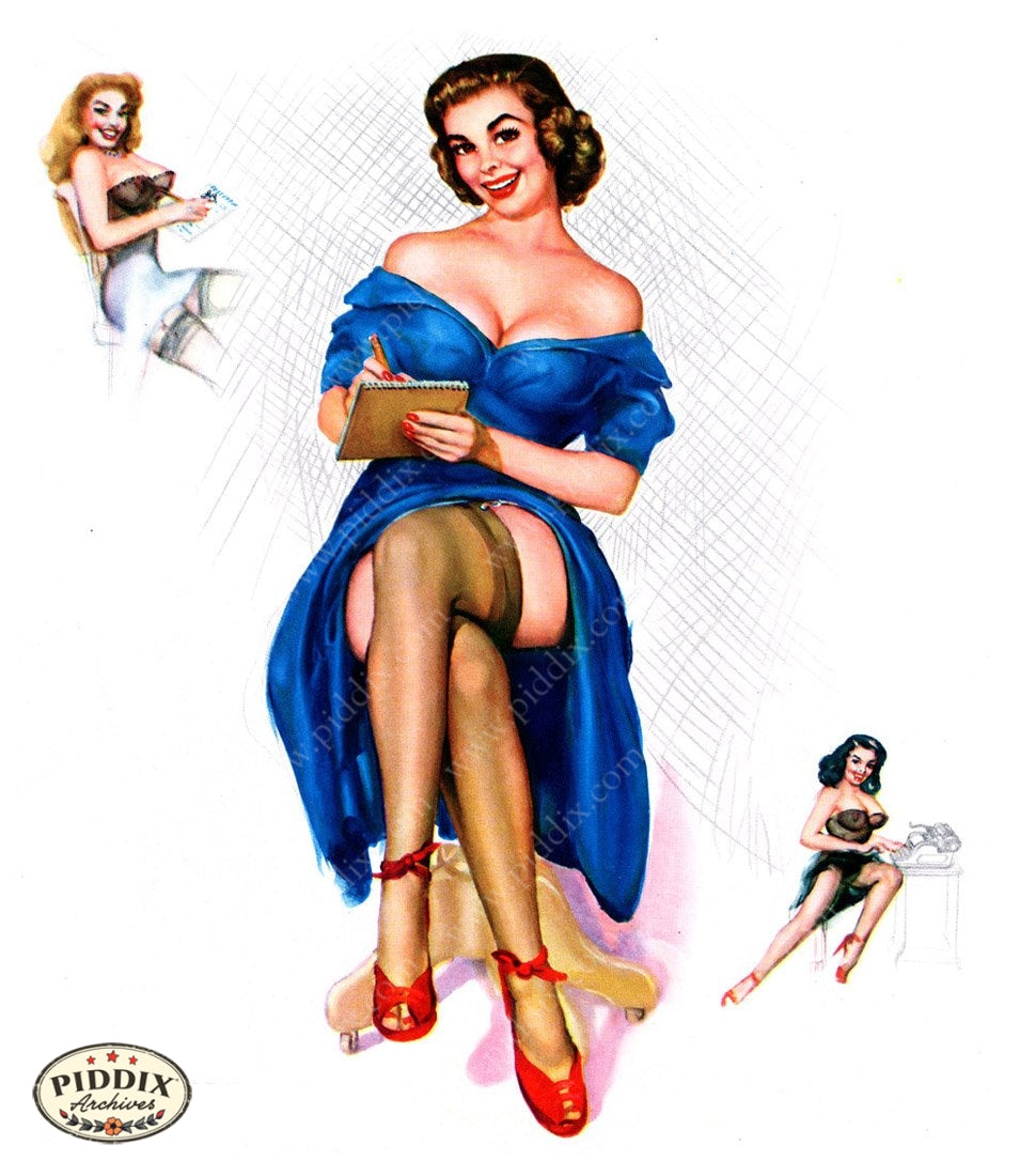 Pdxc16038 -- Pin-Ups Color Illustration