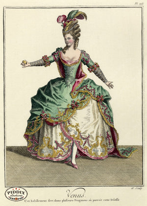 Pdxc1604 -- French Fashion Color Illustration