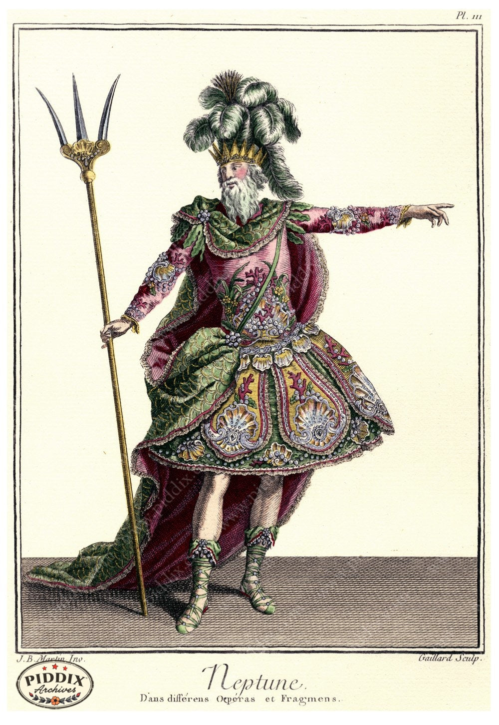 Pdxc1608 -- French Fashion Color Illustration