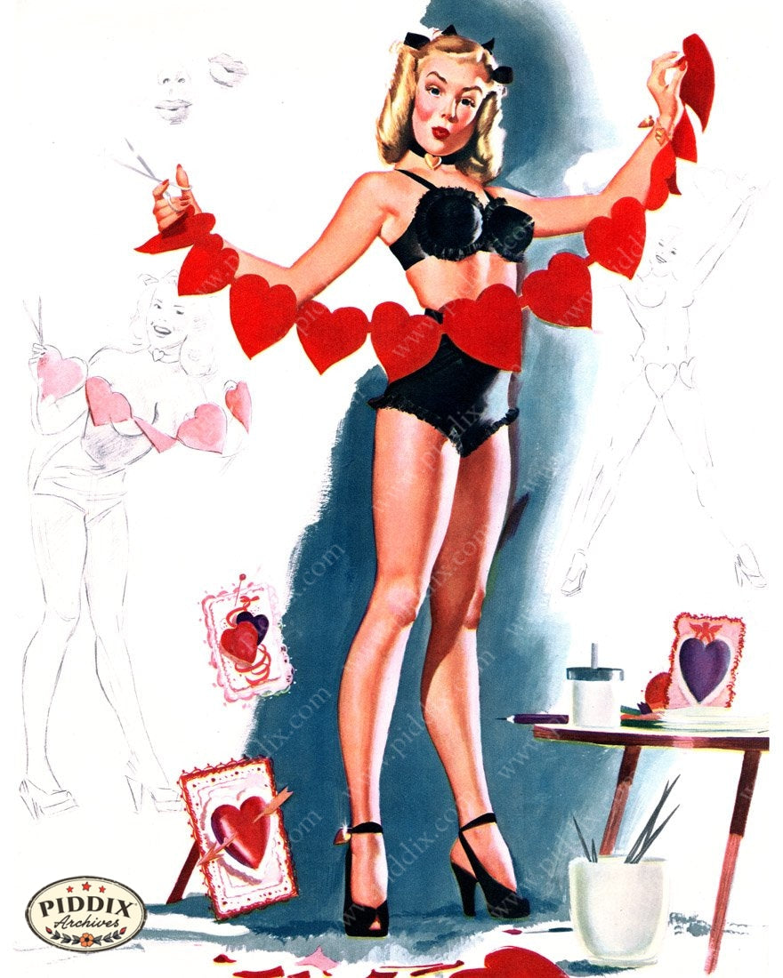 Pdxc16085 -- Pin-Ups Color Illustration